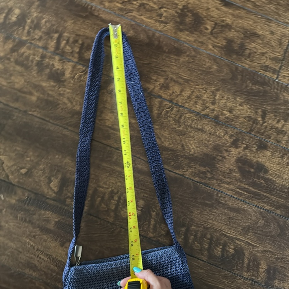Nwot Crossbody crochet bag navy and blue Color - Picture 9 of 10